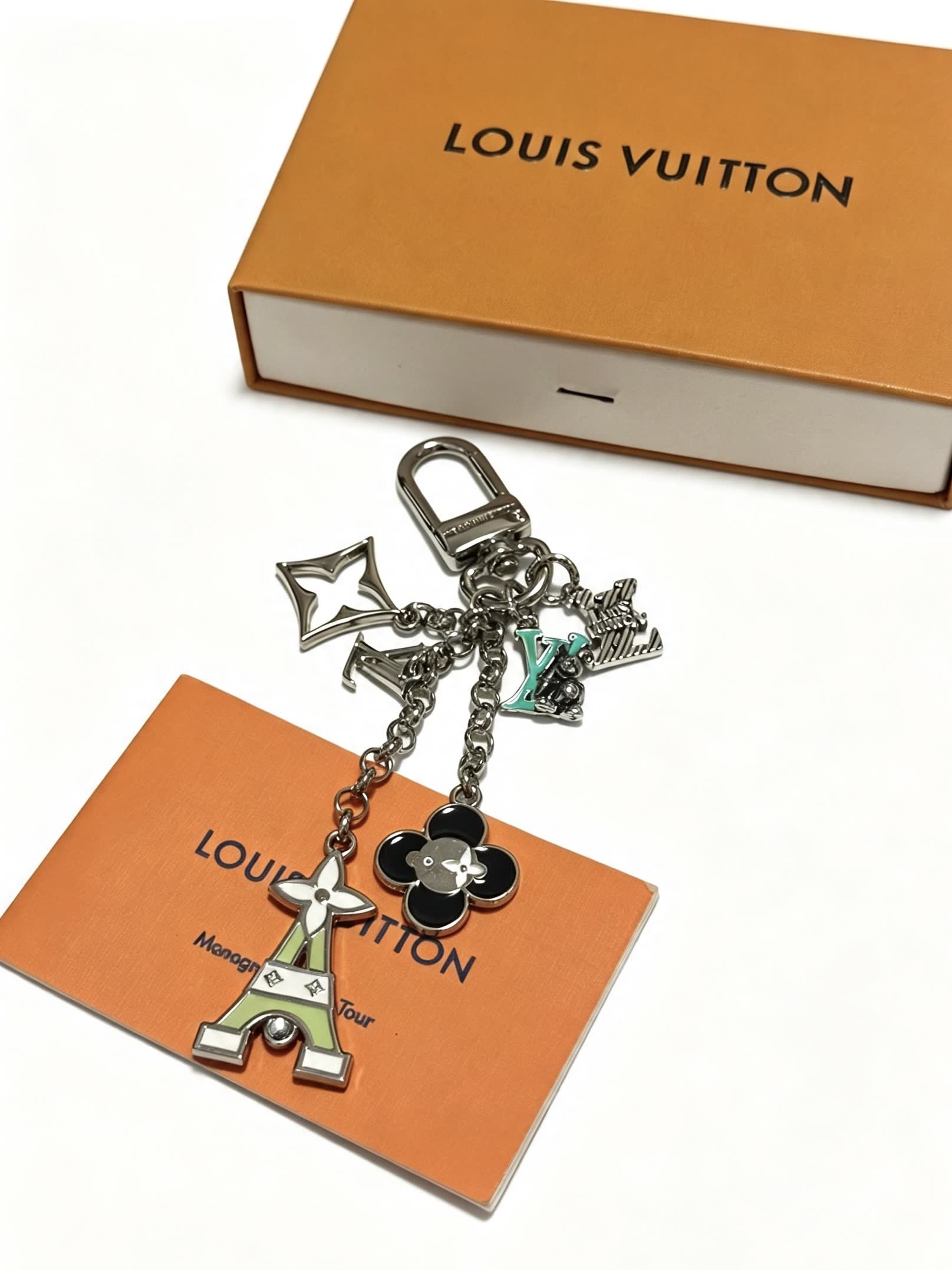 Louis Vuitton Monogram Eiffel Tower Keychain Louis Vuitton Monogram Eiffel Tower Keychain